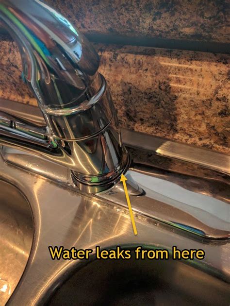 why is the base of my kitchen faucet leaking|Why Is My Sink Leaking From Base 